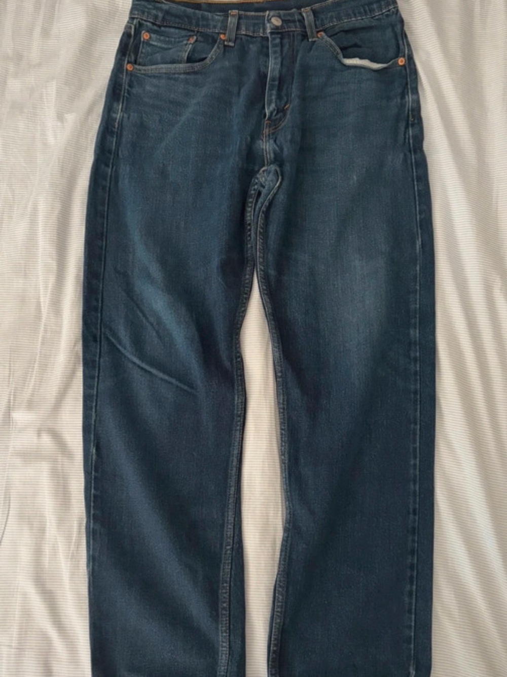 Levi's 505 Regular Fit Jeans Mens W32 × L30
